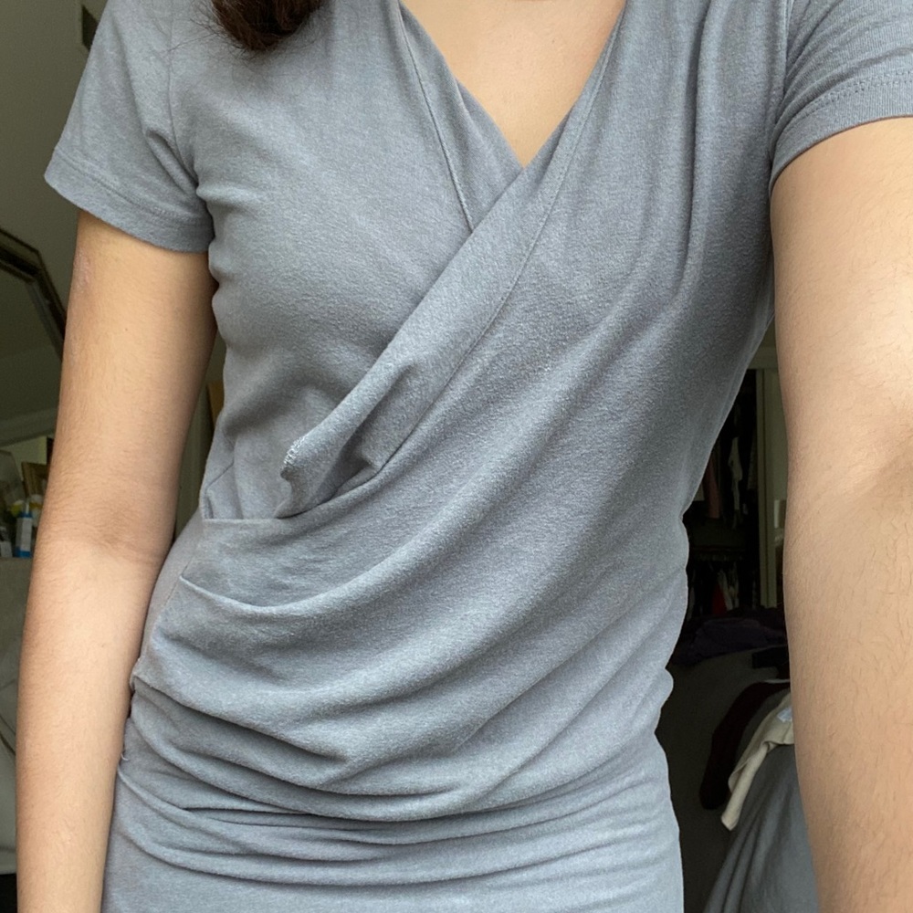 James perse grey dress